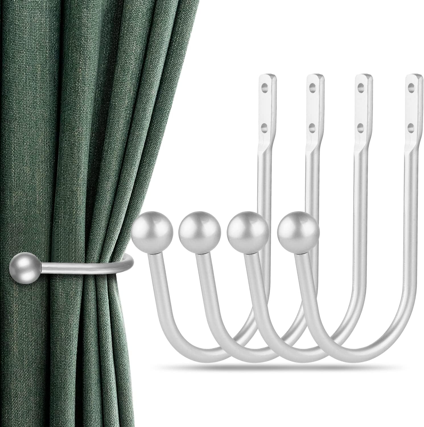 LAMATY Retro Curtain Holdbacks Set - Elegant Drapery Tiebacks for Stylish Home Decor