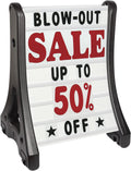 SmartSign 24in x 36in Changeable Message Sidewalk A-Frame Sign
