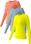 OQQ Womens 3 Piece Long Sleeve Tops for Casual Outfits