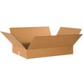 TAPE LOGIC 22x16x4 Flat Corrugated Boxes - Shallow Shipping Boxes
