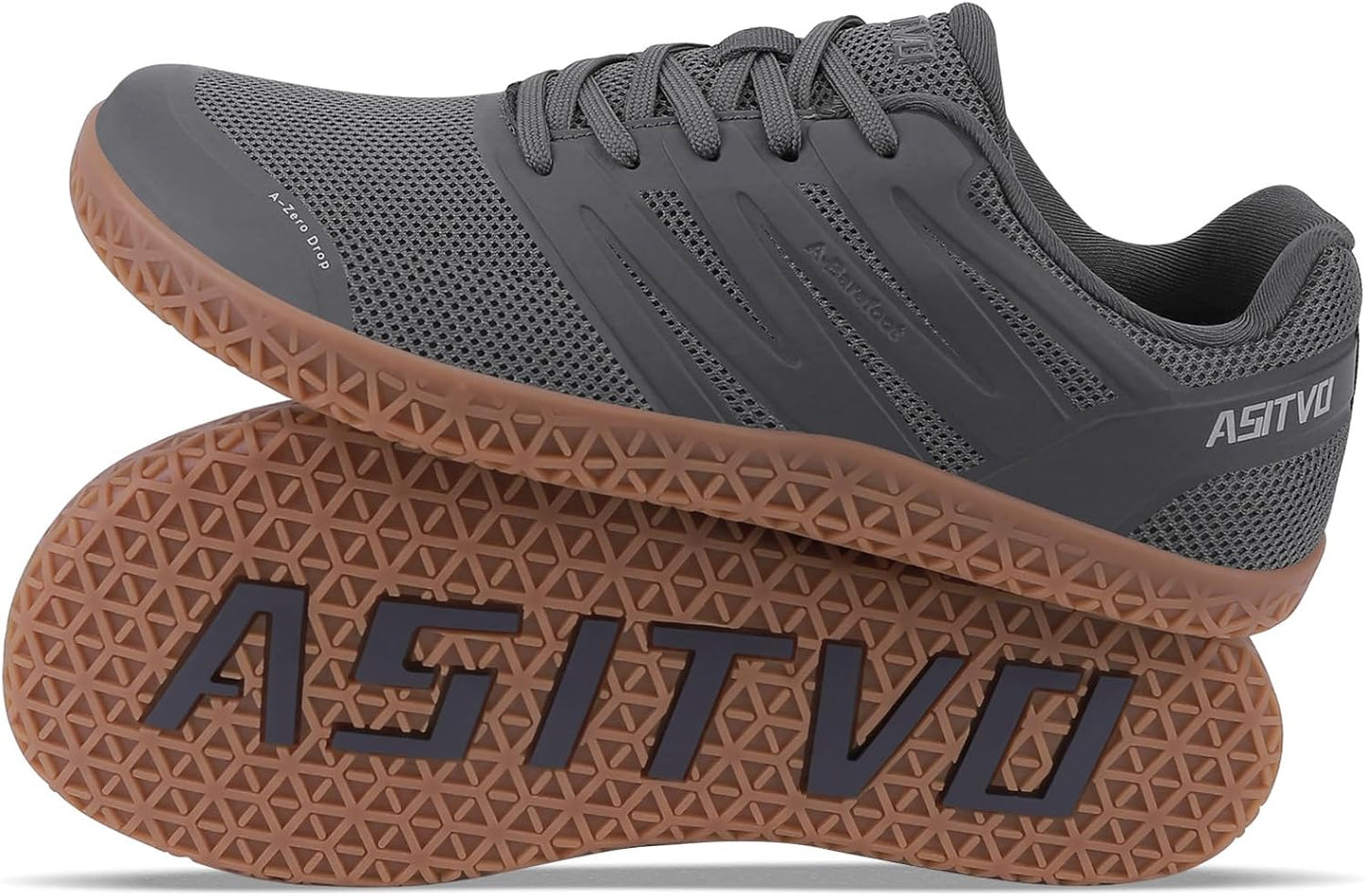 ASITVO Wide Men's Barefoot Zero Drop Sole Walking Shoes Sneakers
