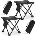 2 Pack Camping Stool 13 in Compact Folding Seat - Portable Stool