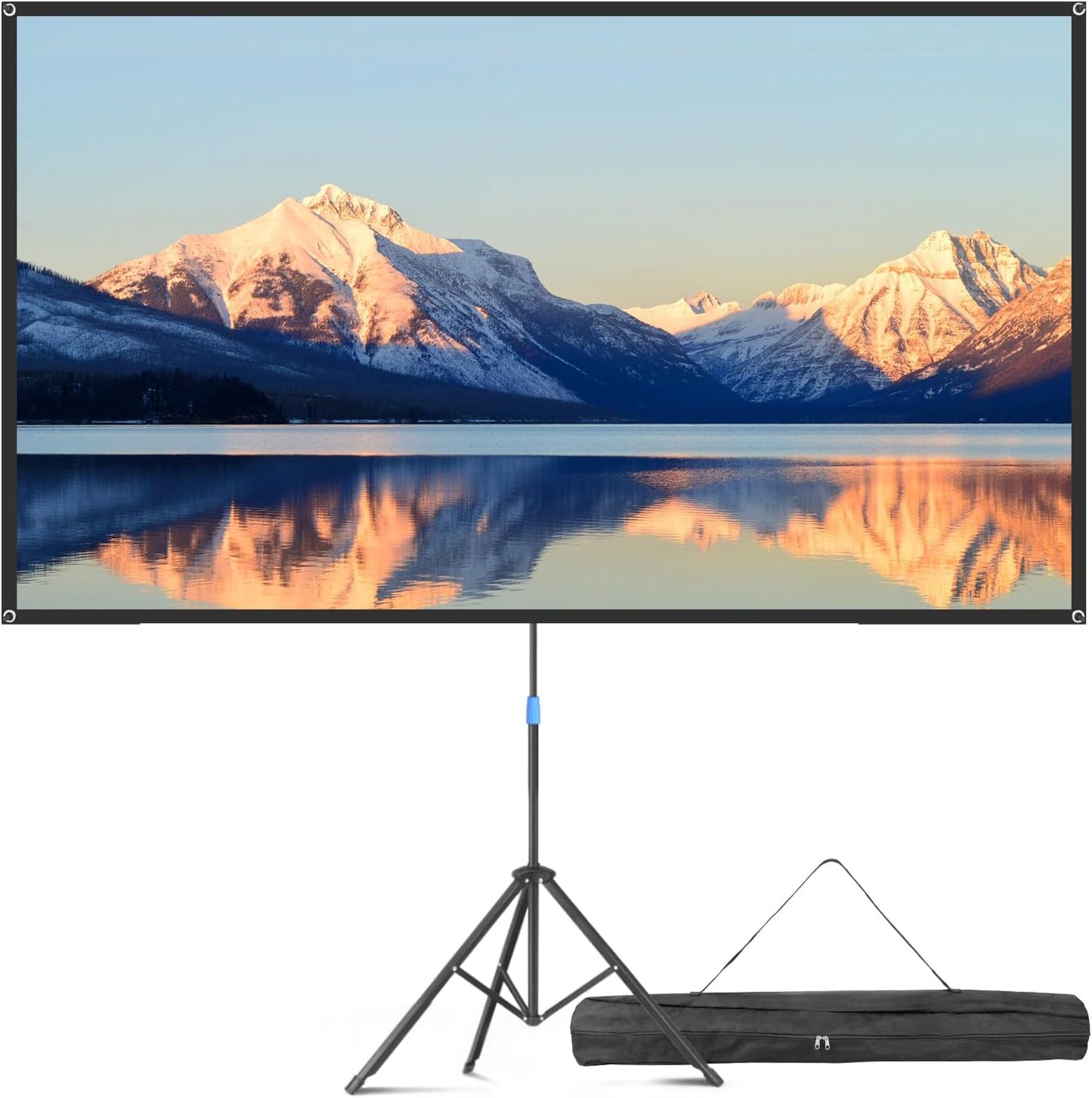 Portable 80 Projector Screen: Ultimate Outdoor Movie Fun!