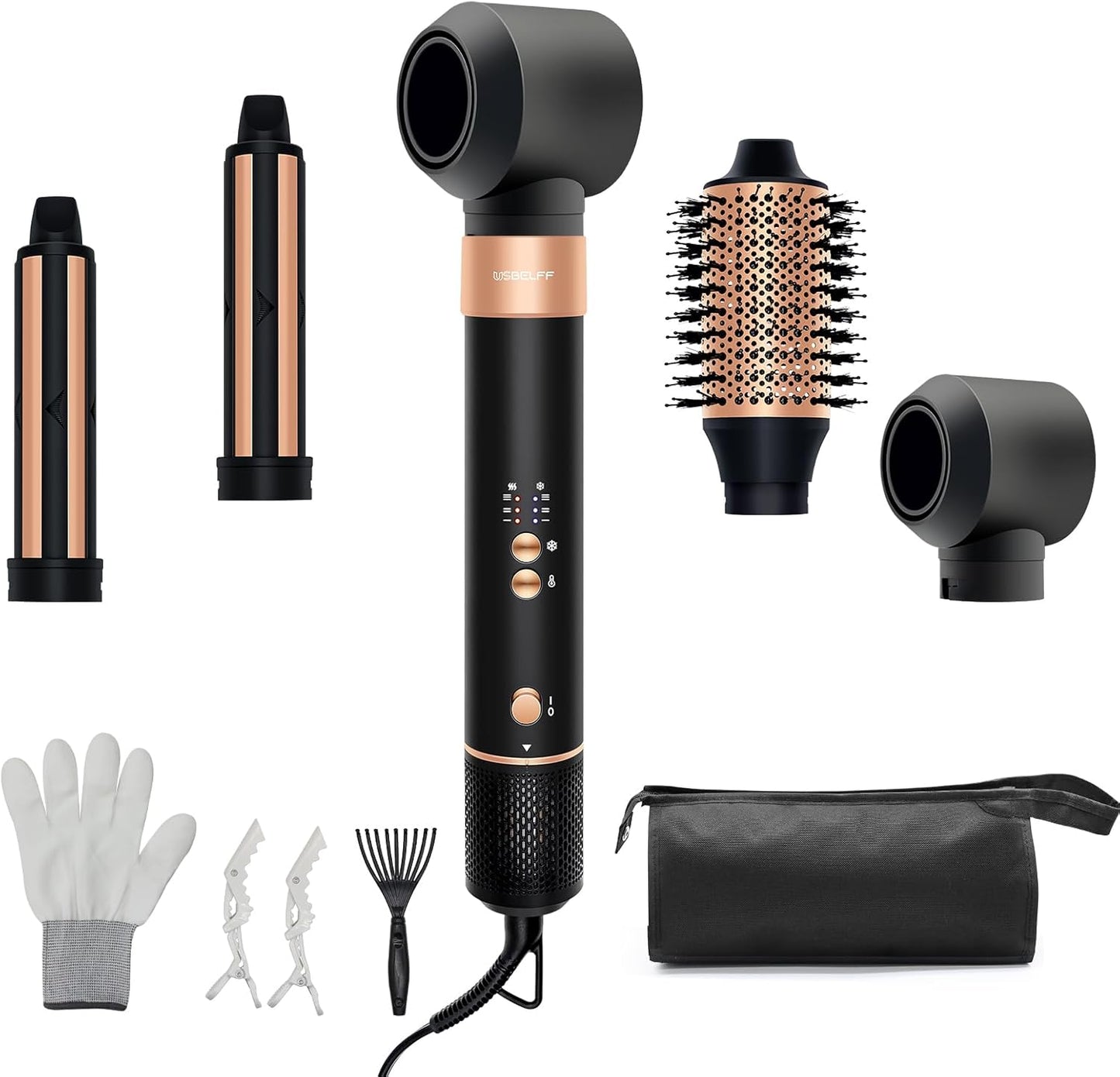 110K RPM Air Styler Brush - Fast Styling Power!