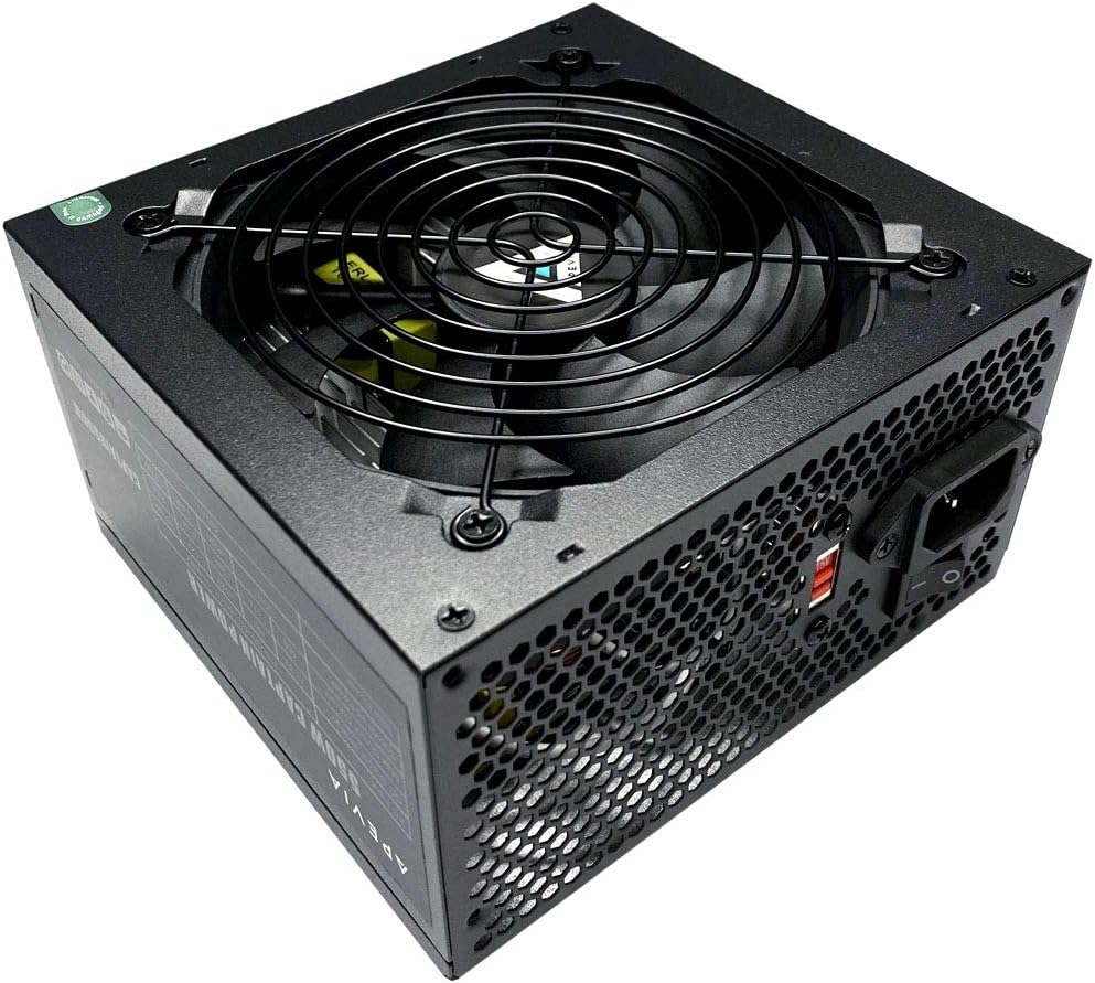 Efficient Apevia CAPTAIN550 PSU: All Black Cables!