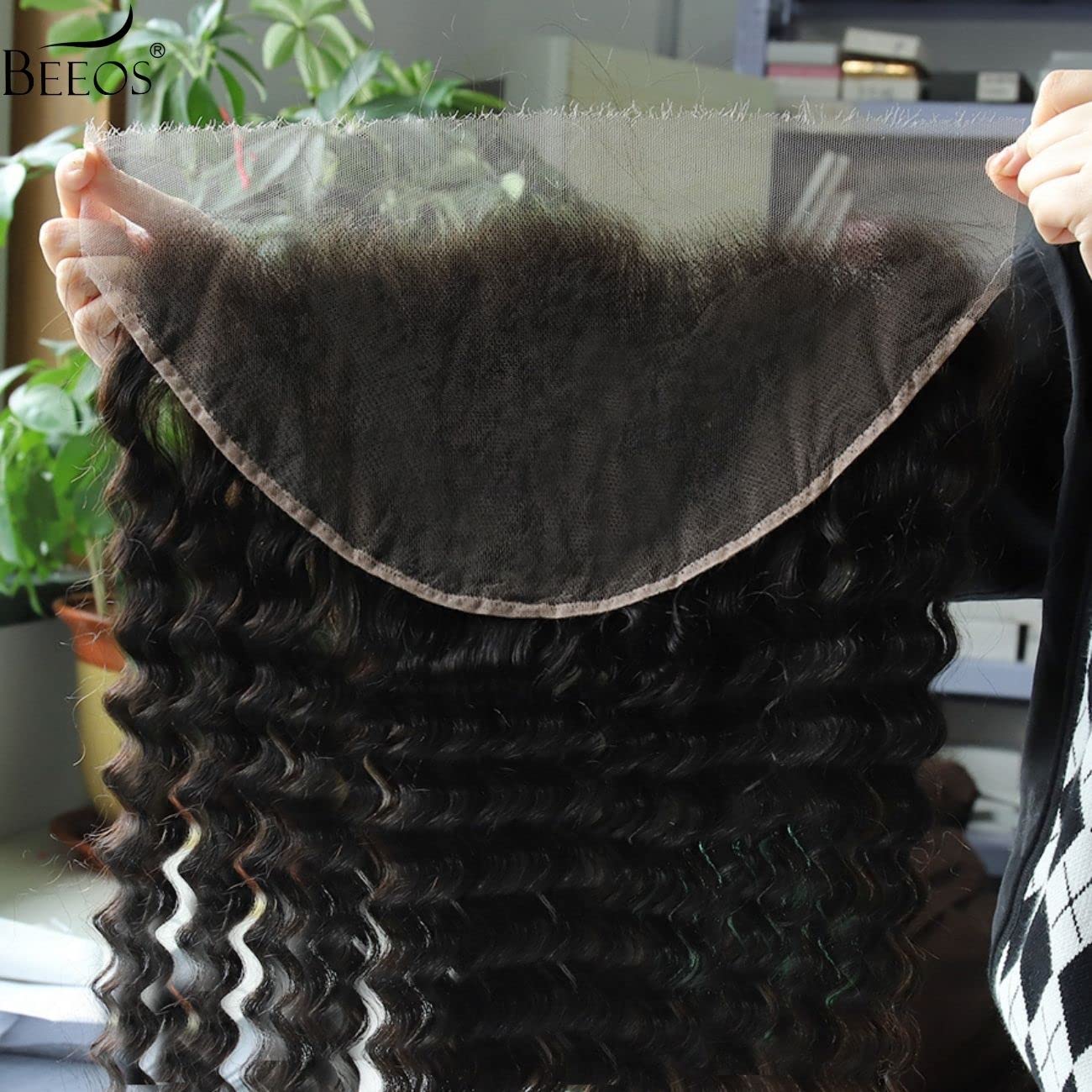 BEEOS Deep Wave 13x6 HD Lace Frontal for Natural Hairline