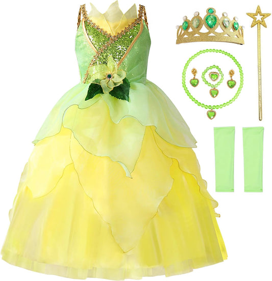 Deluxe Princess Costumes for Little Girls - Fancy Gown Cosplay