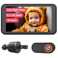 BM2 Baby Car Camera with Air Vent Clip - 3X Zoom Night Vision