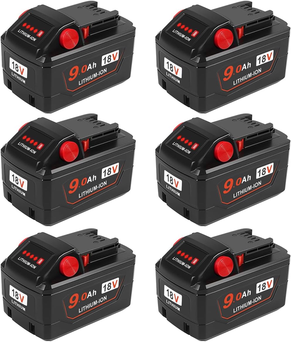 High-Performance 9.0 Ah Replacement for Milwaukee M-18 Battery