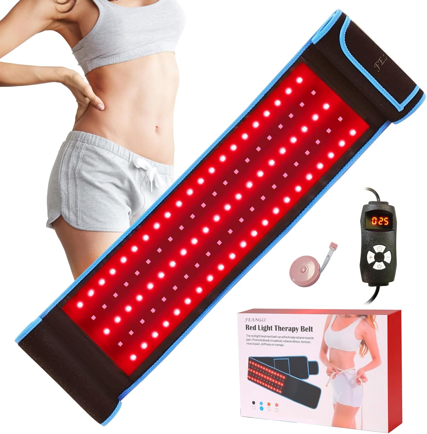 Red Light Therapy Infrared Wrap Belt for Pain Relief and Healing