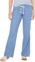 Roxy Oceanside Pant - Lightweight Linen Blend with Flared Leg