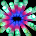 100 Pack LED Glow Sticks for Wedding and Party - Bulk Foam Light