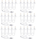 Meonum Christmas Village Lights 5 C7 Bulbs - Compact Village Light Kit