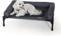 Bolster Dog Cot Elevated Pet Bed - Cooling, Washable Comfort