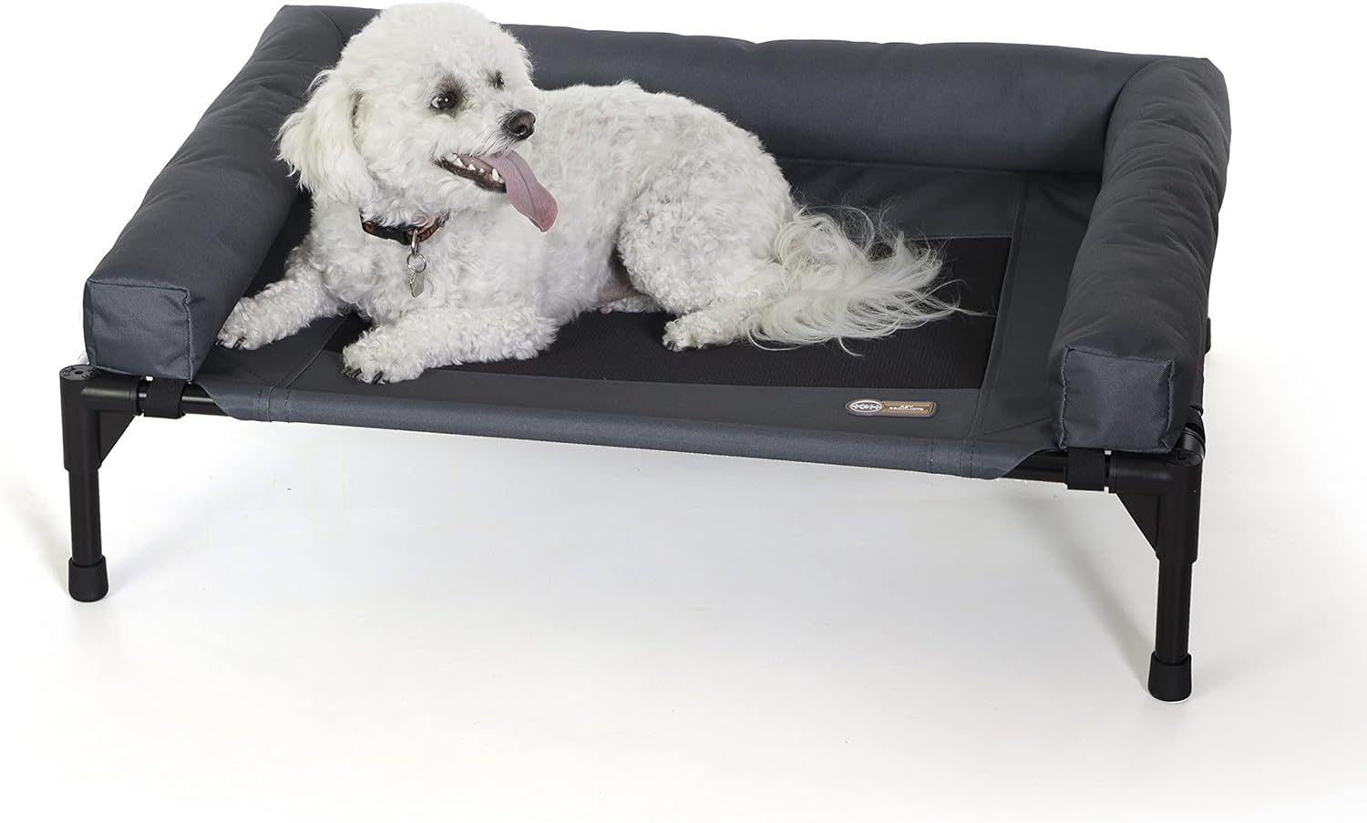 K&H Pet Products Bolster Dog Cot for Indoor and Outdoor Use