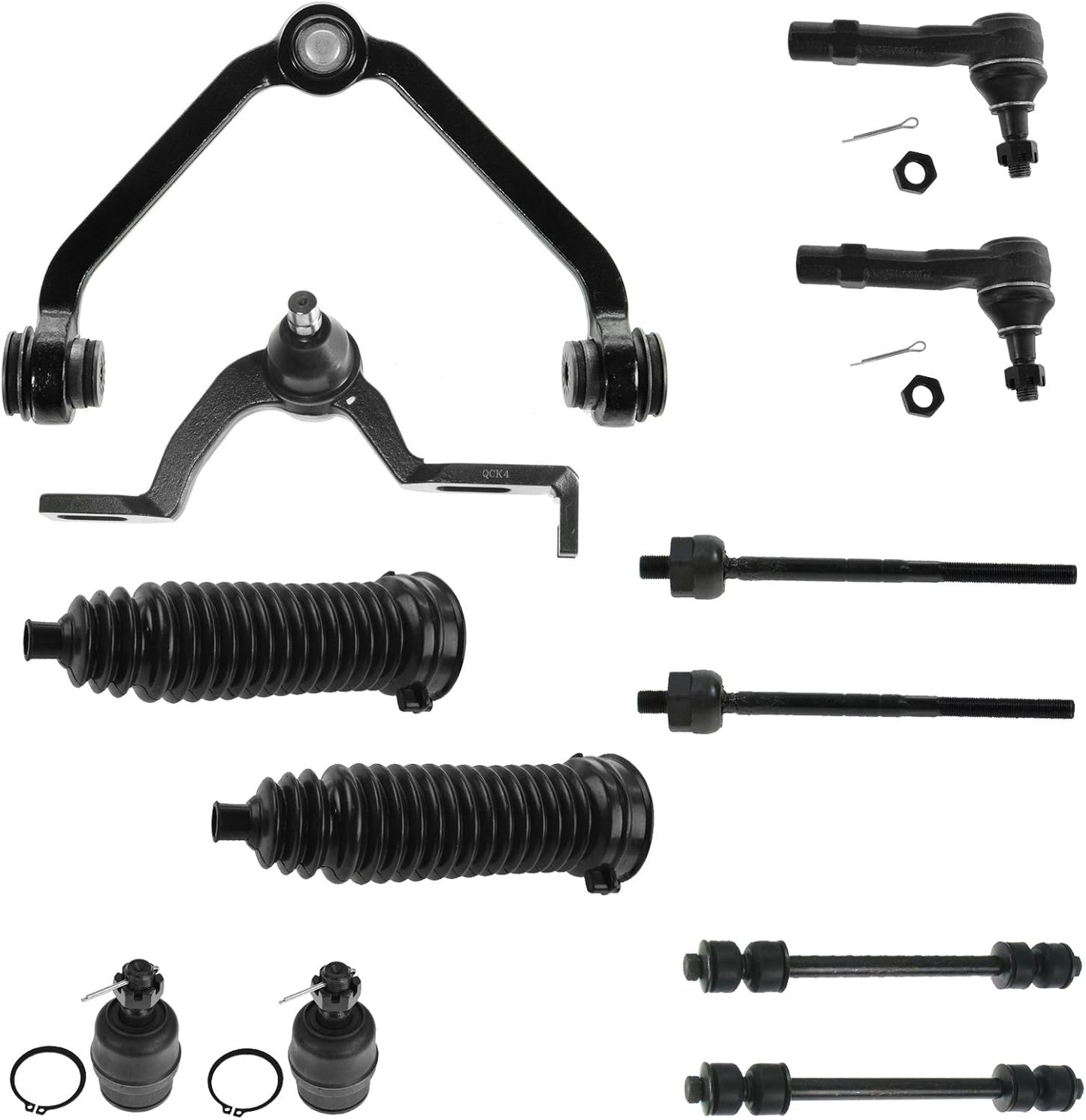 TRQ Front Steering & Suspension Kit for Ford Mazda Mercury