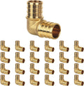 Pex Fittings 3/4 in 25 Pack 90 Degree Elbow - Heavy Duty Brass