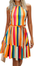 Newshows Womens Halter Summer Dress Sundress with Pockets - Flattering