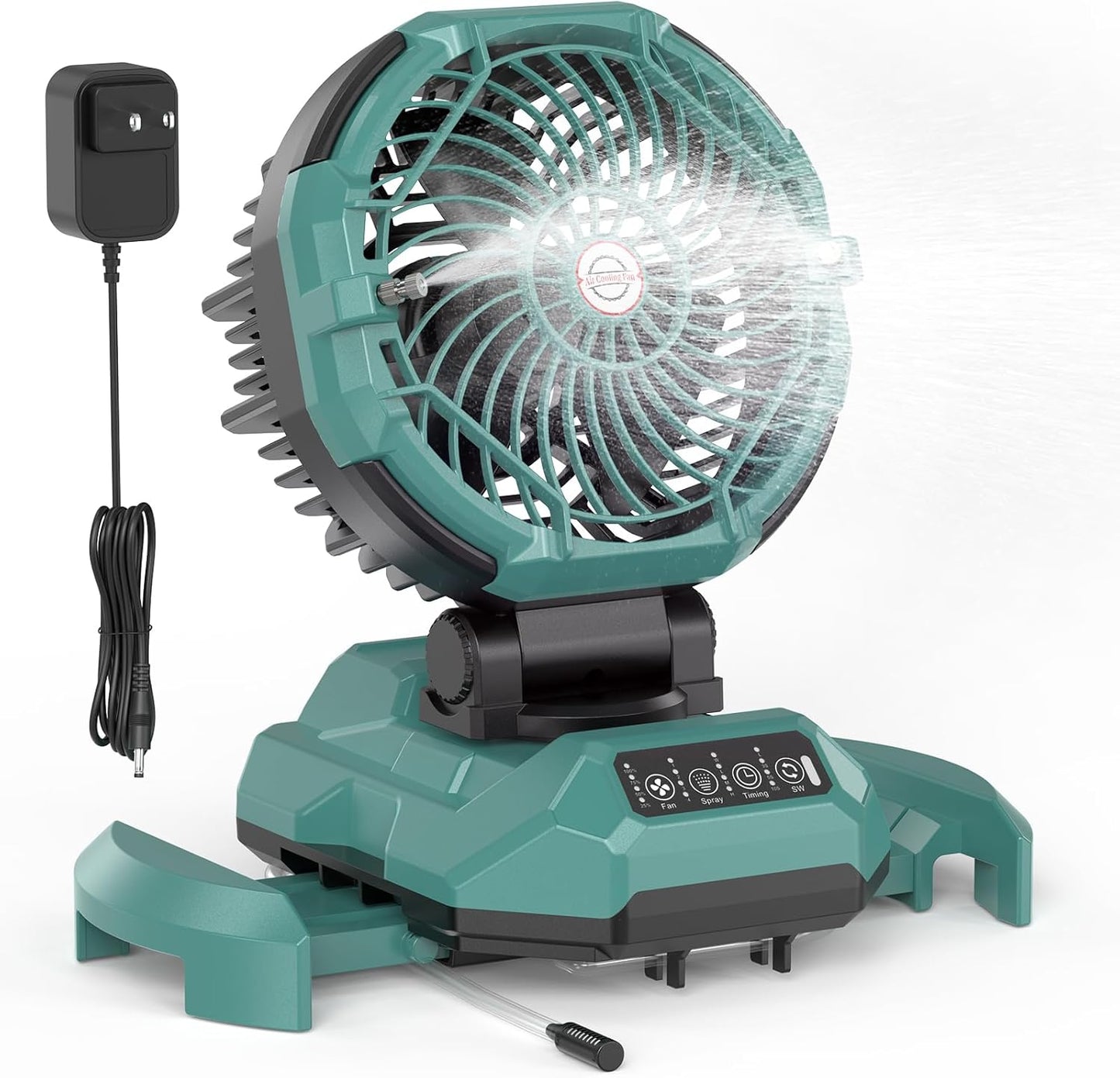 Portable Misting Fan for Outdoors Patios - 30000mAh Battery