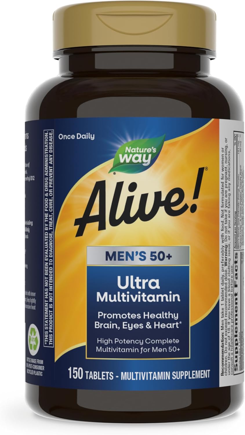 Nature's Way Alive! Mens 50+ Daily Ultra Multivitamins Review