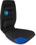 FOMI Gel Seat Cushion and Firm Back Support - Full Back & Coccyx