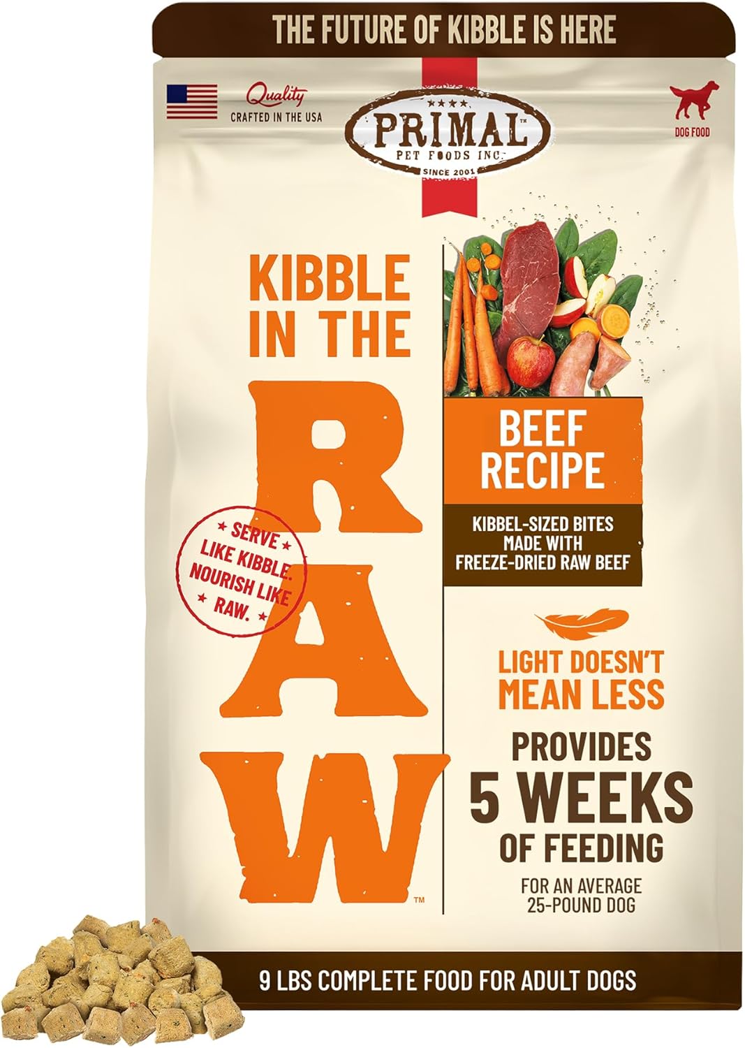 Primal Kibble in The Raw, Freeze Dried Dog Food Review