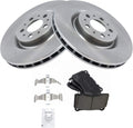 TRQ Brake Pad Rotor Kit for 2004-2007 Volvo S60 V70