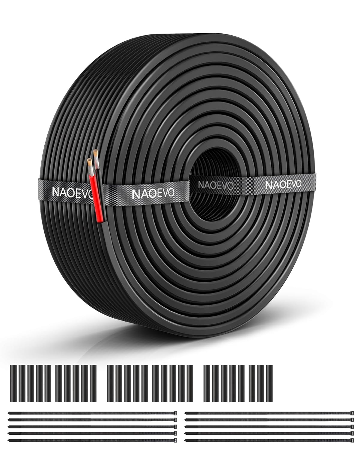 NAOEVO 14 Gauge Wire 2 Conductor Electrical Wire for Versatile Use