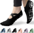 Yoga Socks for Women Non-Slip Pilates Sock - 3/6 Pairs