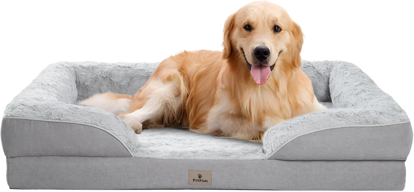 Orthopedic Dog Bed for Extra Large Dogs - Supportive Foam Sofa