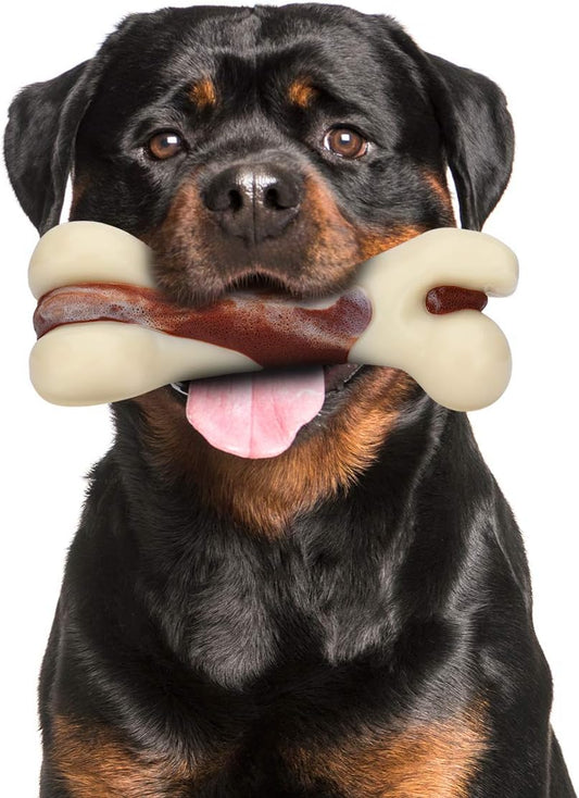 Tikaton Beef Flavor Chew Toys: Tough Teething Bones