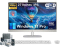 HP 27ft Touch Screen All-in-One Desktop PC - Powerful 64GB DDR5