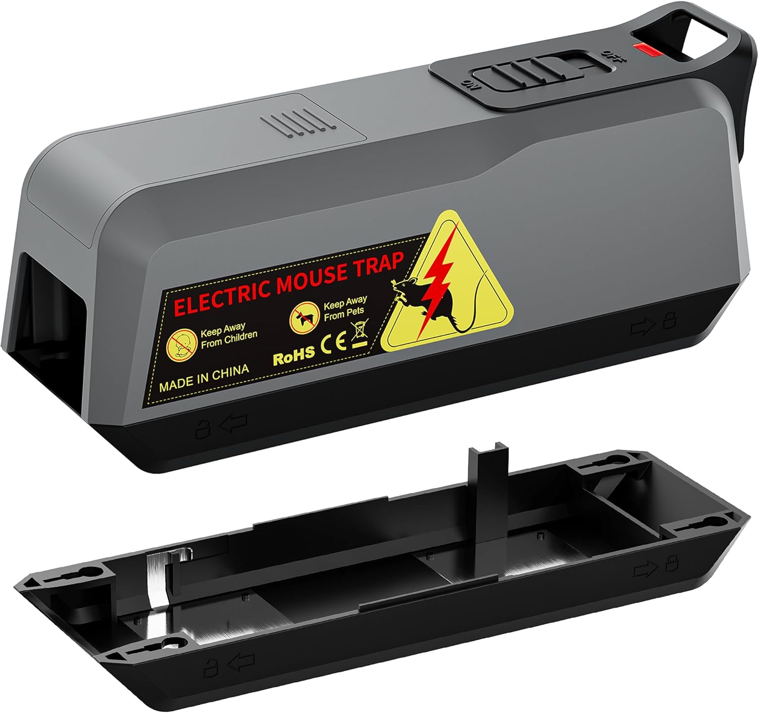 Electric Mouse Trap Indoor for Home - Reusable No-Touch Zapper