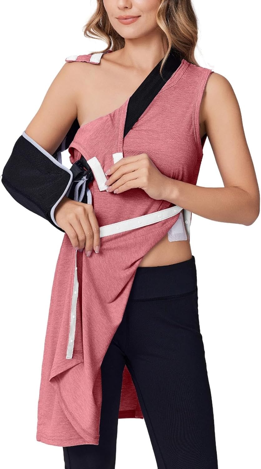 Deyeek Women's Post Shoulder Surgery Dress for Comfort & Style
