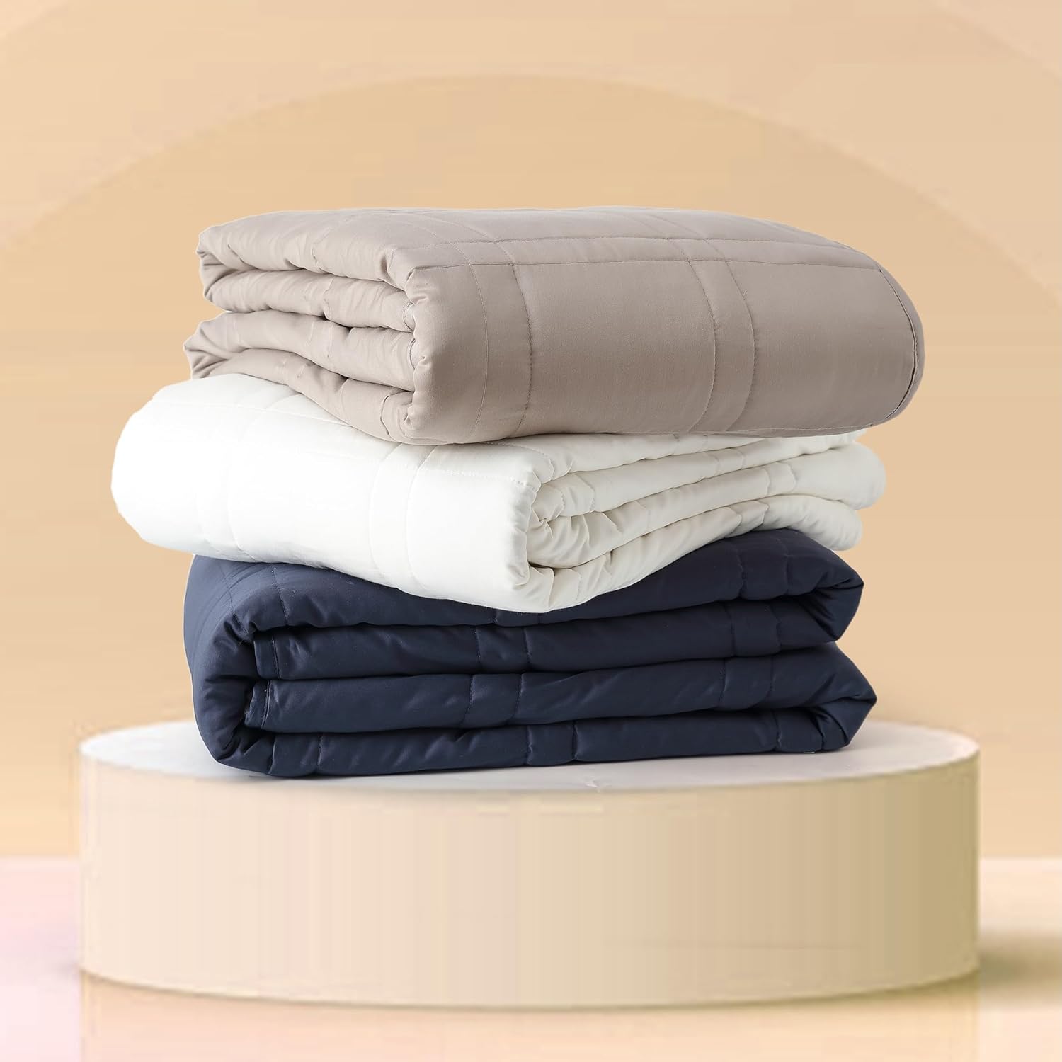 Baloo Weighted Blanket for Adults 15 lb - Perfect for Sleep