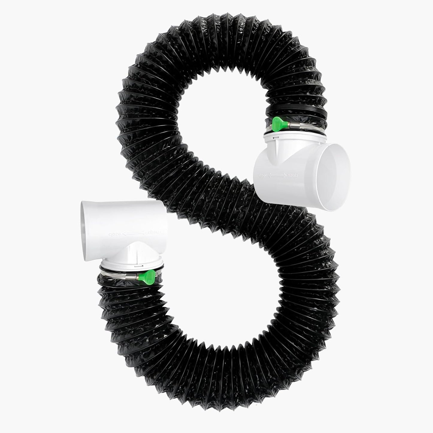 Dryer Vent Hose for Tight Space with 90 Degree Elbow Kit