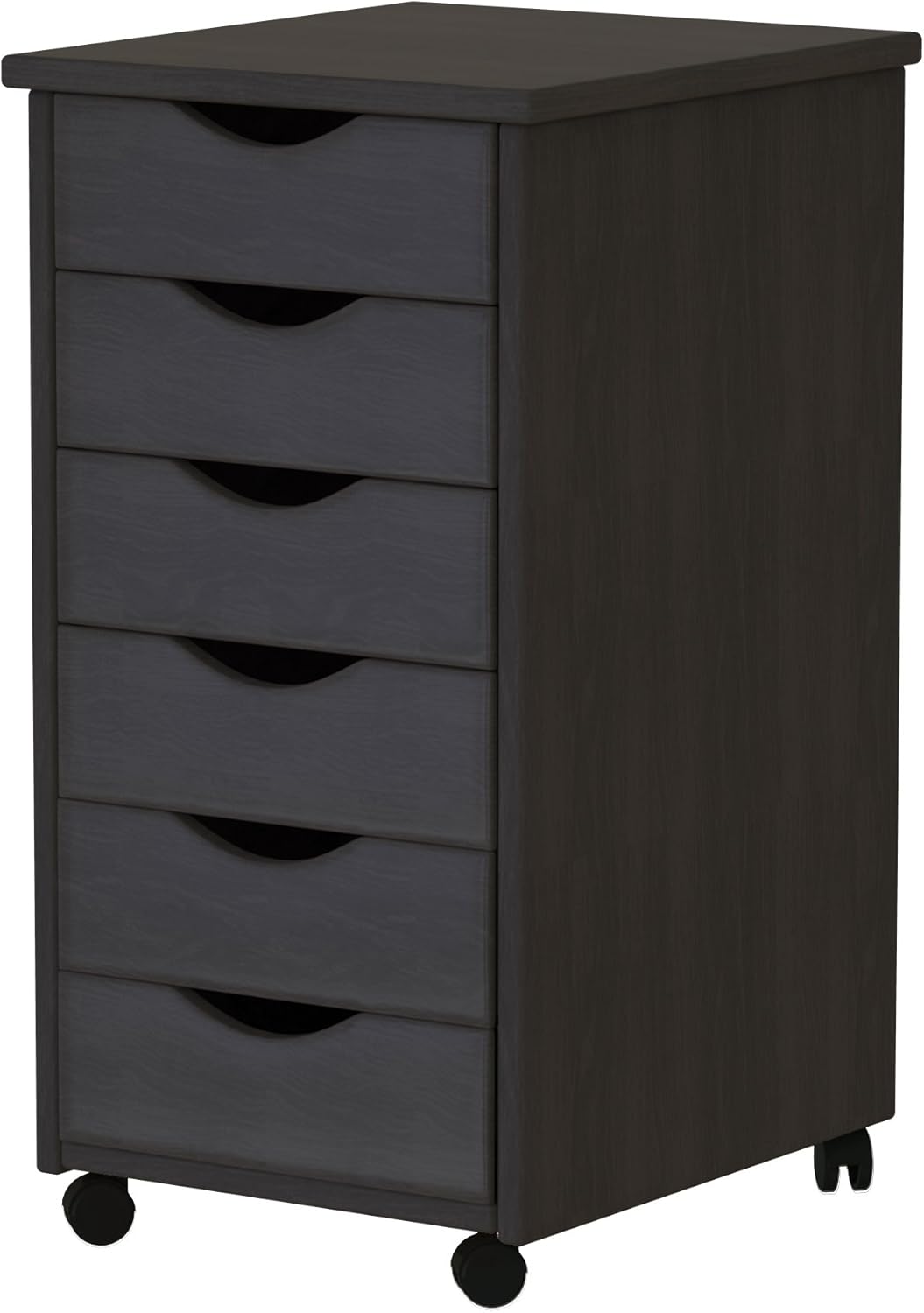 ADEPTUS 6 Drawer Roll Cart: Stylish Storage Solution - 35 characters