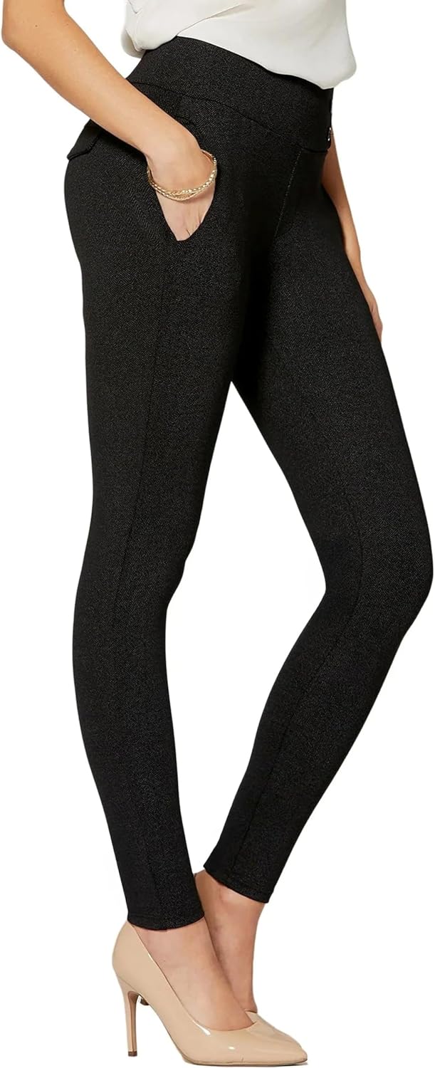 Conceited Stretch Slacks for Women - Tummy Control & Pockets