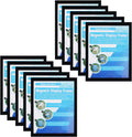 Self-Adhesive Magnetic Document Sign Holder for 8.5X11 Displays