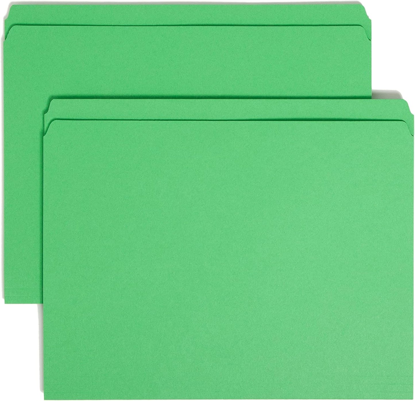 Smead File Folder Reinforced Straight-Cut Tab for Easy Filing