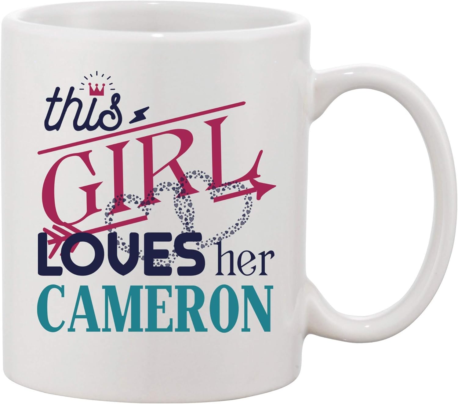 This Girl Loves Her Husband Cameron Mug - Lovely Gift!