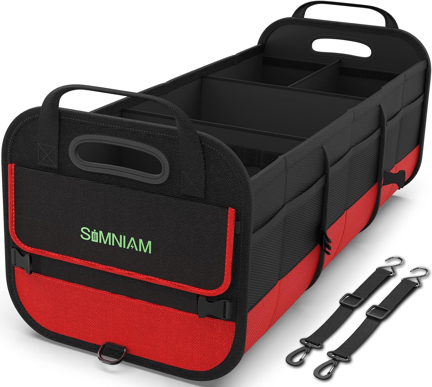 Large Trunk Organizer for Car - Collapsible Multi Compartment