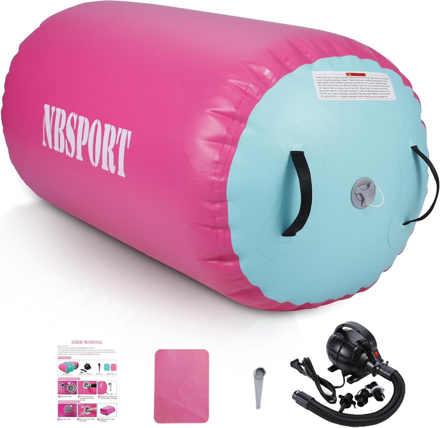 Air Barrel Gymnastics Roller for Safe Training and Fun