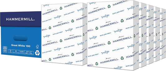 Hammermill 100% Recycled Printer Paper - Eco-Friendly & USA-Made