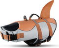 Queenmore Dog Life Jacket for Swimming with Shark Fin Design