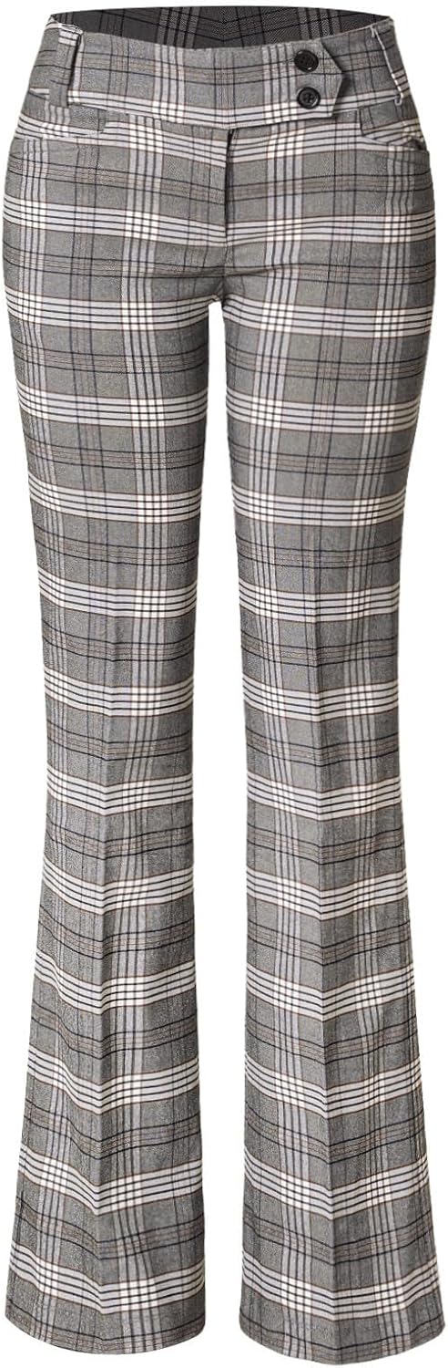 Ultra Stretch Comfy Bootcut Dress Pants for Work and Office