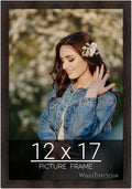 wallsthatspeak 12x17 Espresso Brown Picture Frame for Puzzles