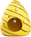 Merino Wool Cat Cave Bed Beehive - Cozy Foldable Hideaway