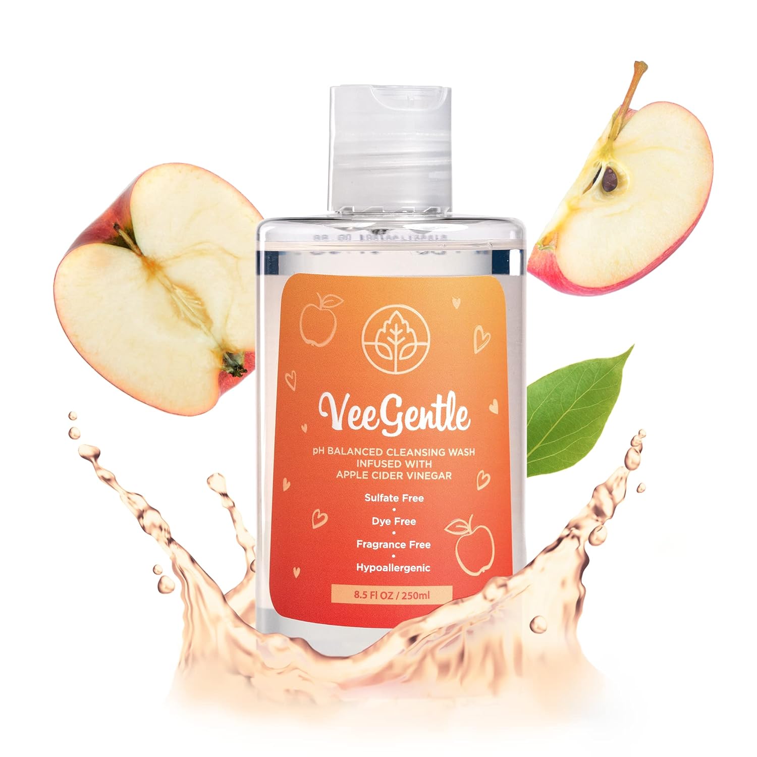 VeeFresh Apple Cider Vinegar Feminine Wash - Gentle Cleansing