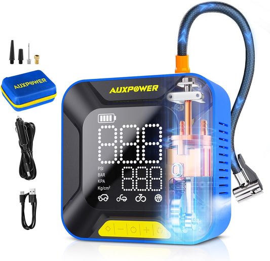 Powerful 150PSI Tire Inflator - Auxpower